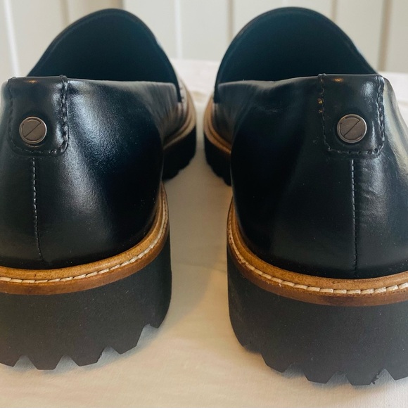 New w/ box Women’s Ecco Black Incise Tailored Loafer Size 10 - Picture 5 of 9